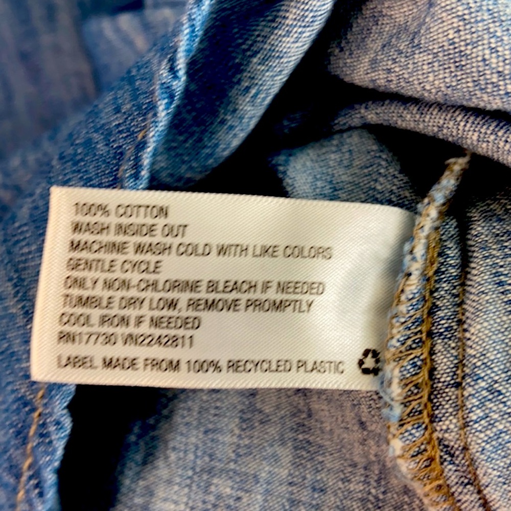 Universal Thread Light Blue Denim Tank Top - Picture 7 of 10